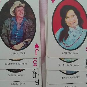 Playing Cards Vintage Country And Western Singers
